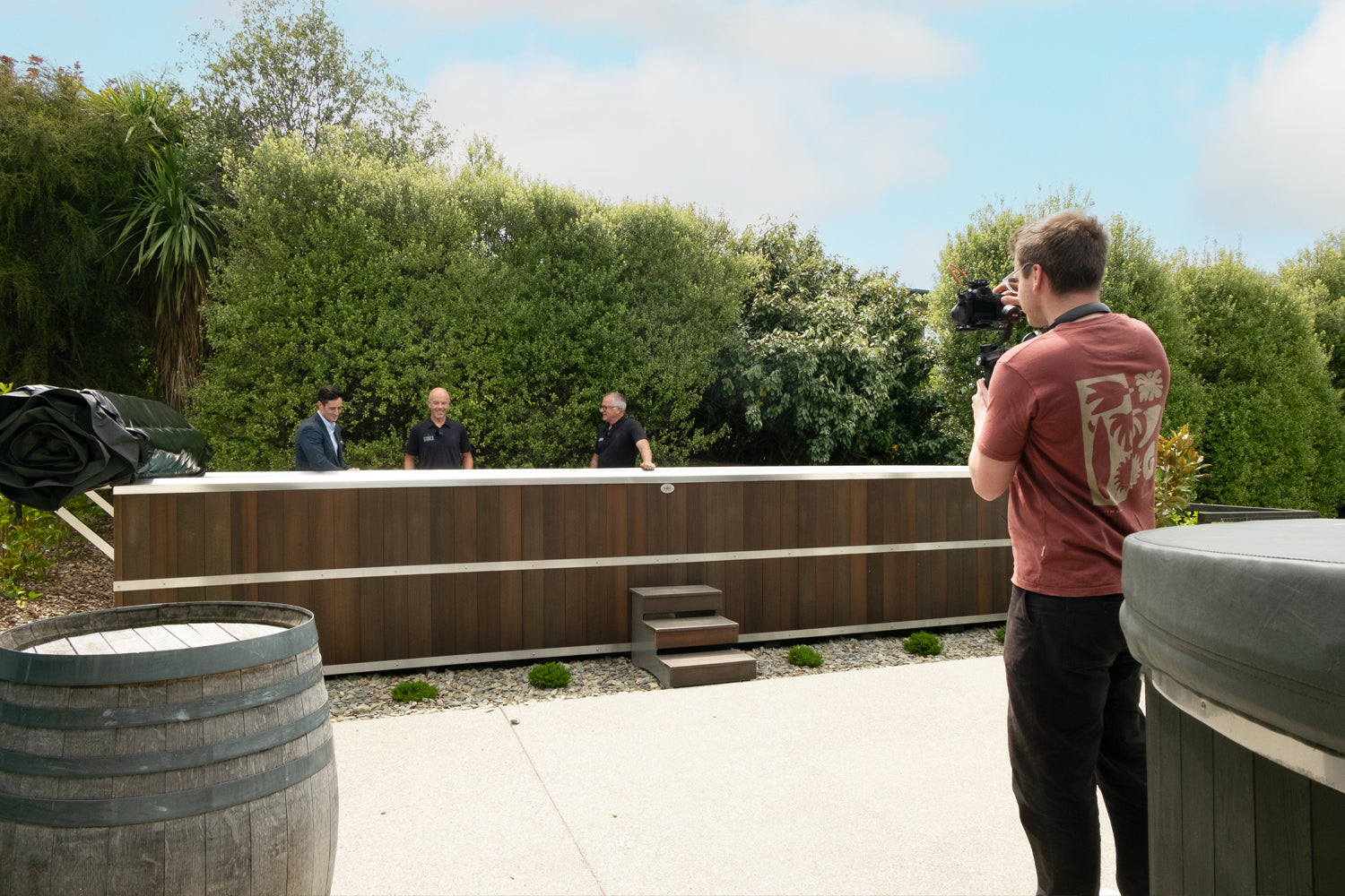 'A Kiwi Original' Celebrating Stainless Steel and Cedar tubs with Buy NZ Made