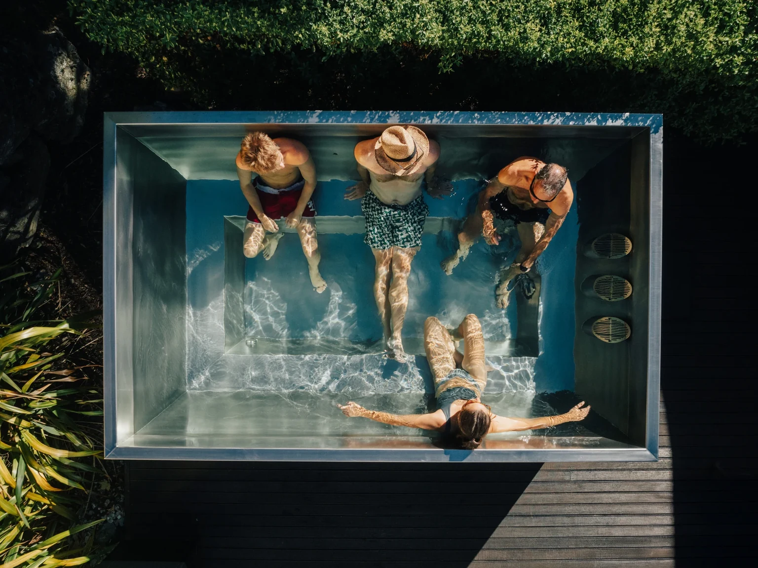 Guests enjoying a Stoked pool