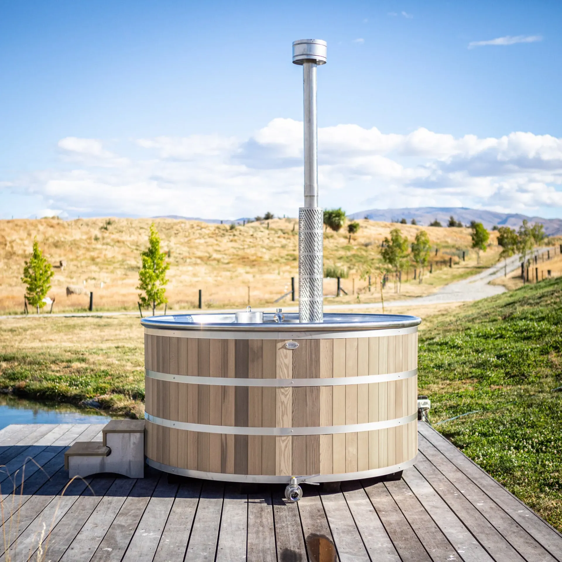 Wood Fired Hot Tub 1.9m